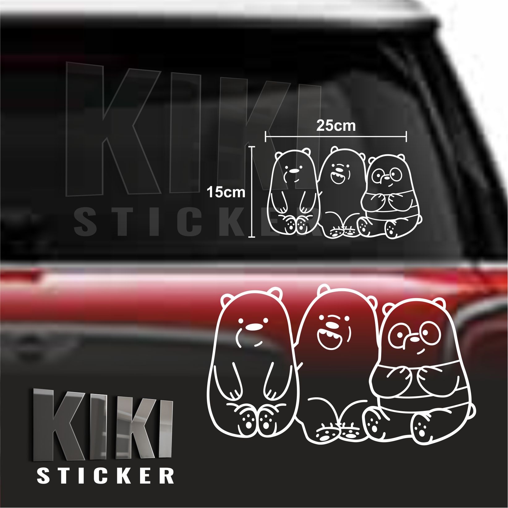 CUTTING STICKER WE BARE BERE