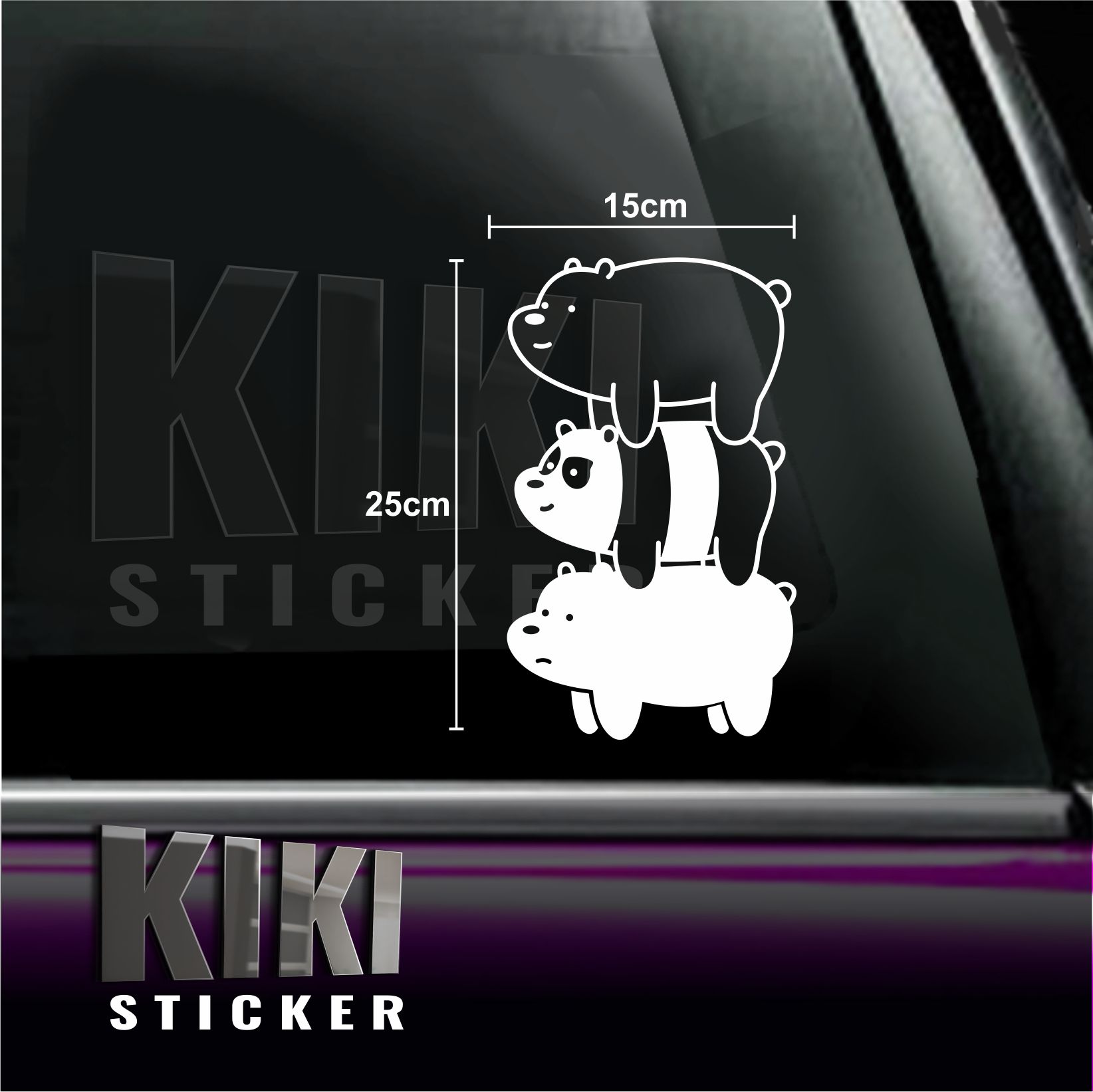 CUTTING STICKER WE BARE BERE